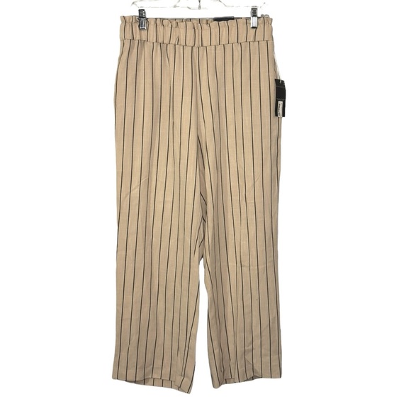 Worthington Tan Striped Ankle Pants - Picture 1 of 11